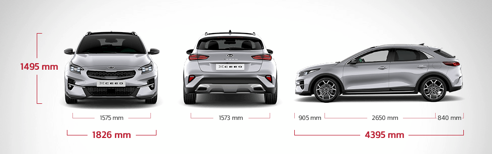 Kia XCeed rozměry