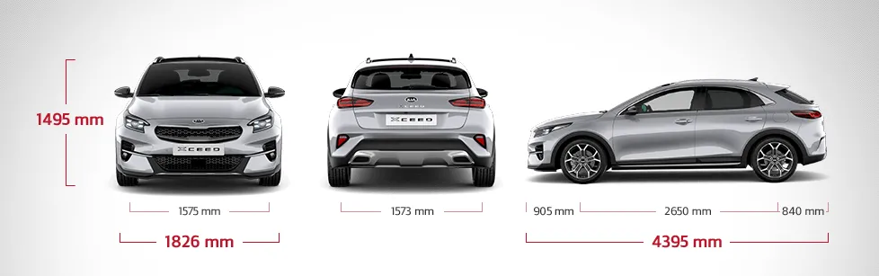 Kia XCeed rozměry